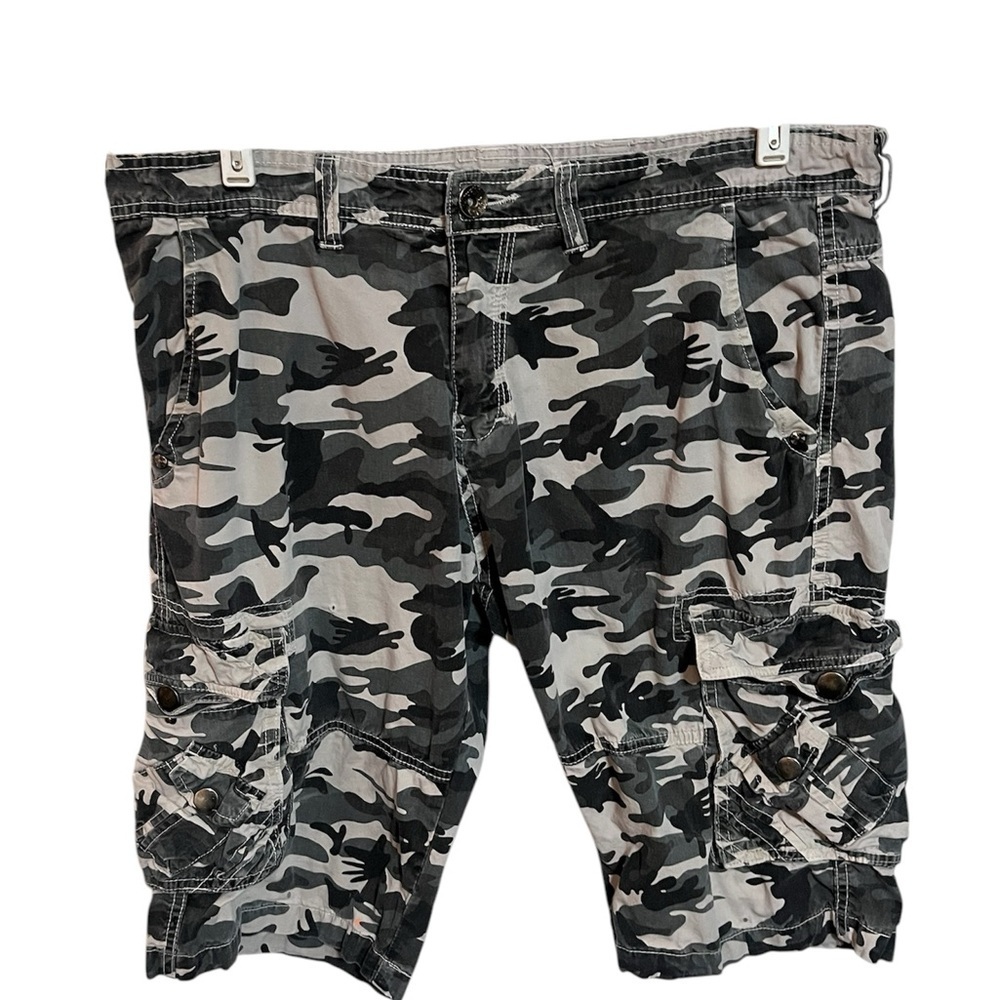 FS Fashion Cargo Cammo Imperfection Shorts Sz 34